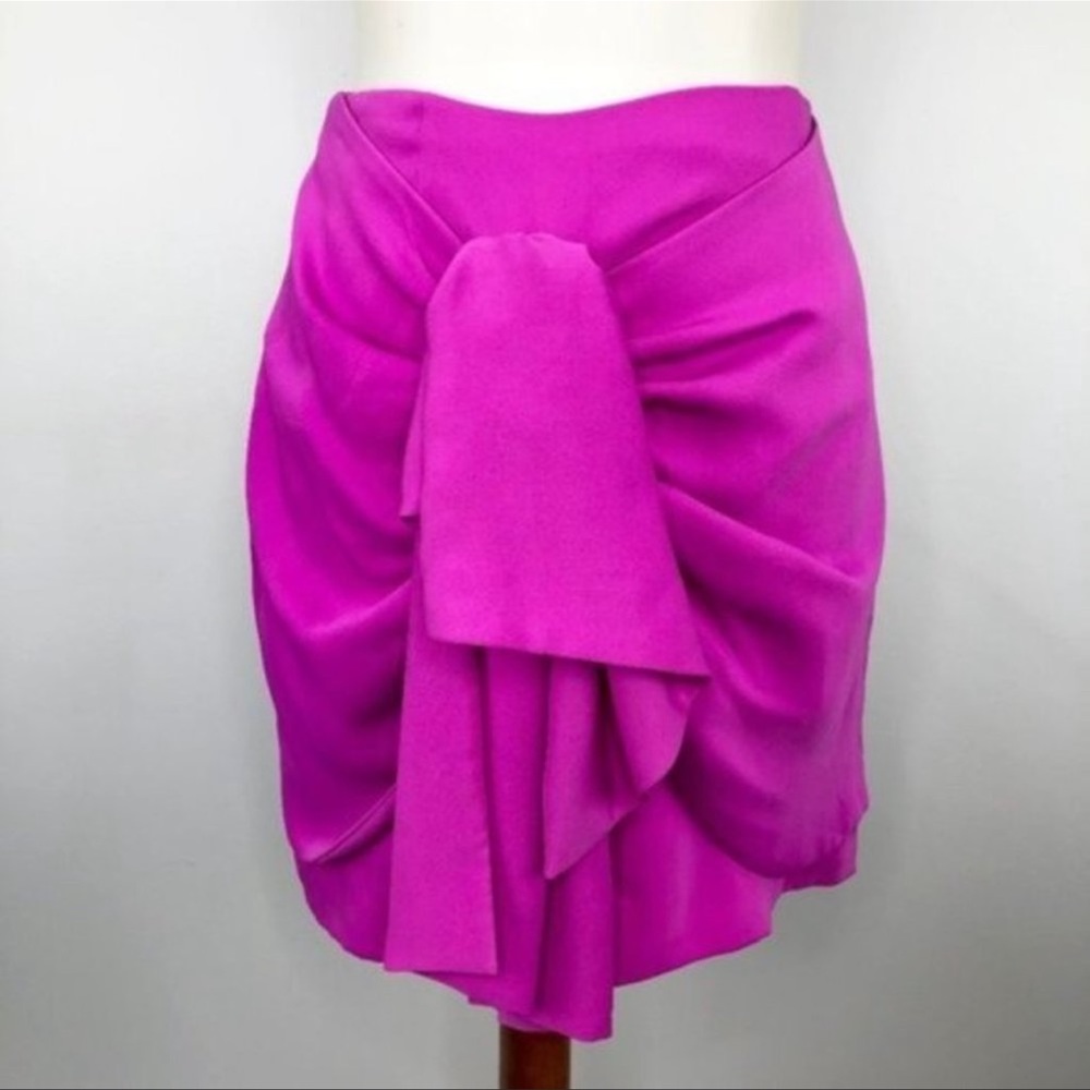 Finders Keepers Pink Ruffle Front Mini Skirt S NWT - Picture 3 of 7